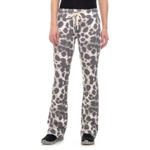 Playground Animal Print Flare Leggings Pants